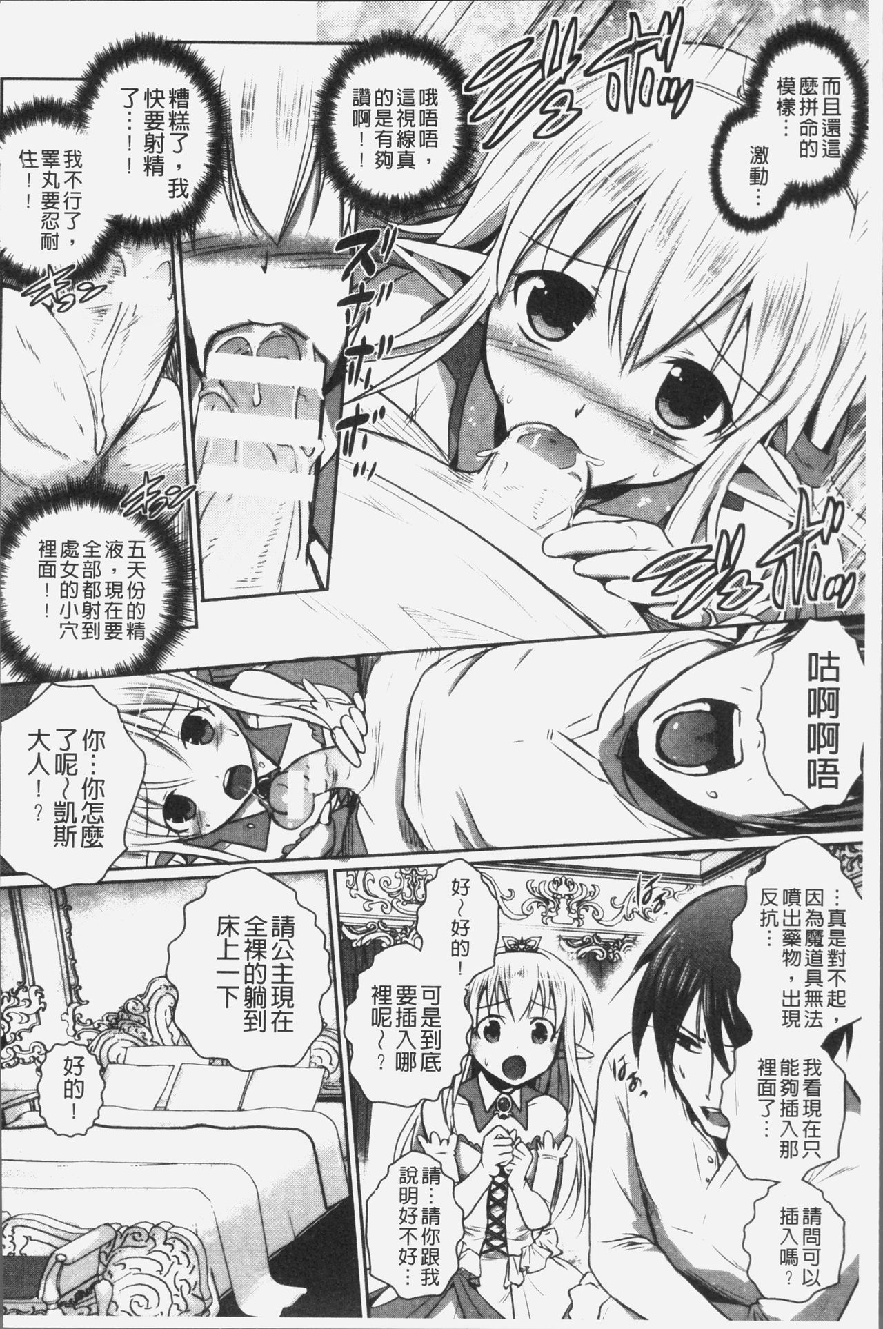 エルフの国の宮廷魔導師になれたので姫様に性的な悪戯をしてみた 第4话 第8页