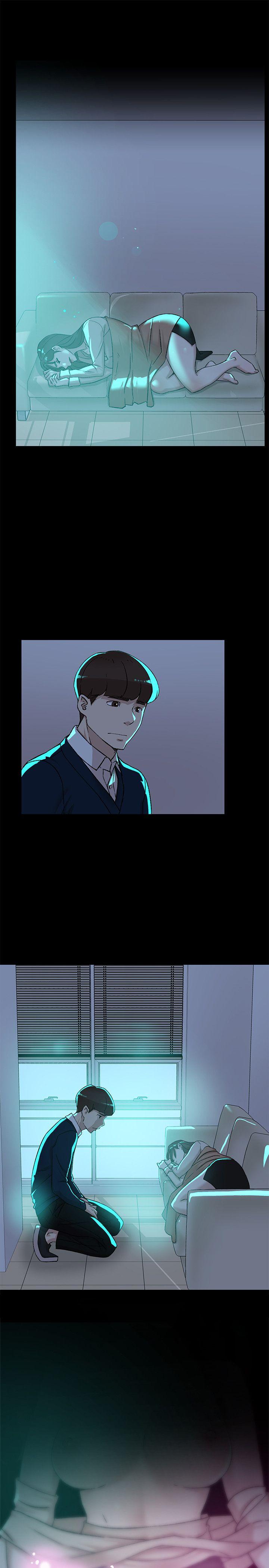 她的高跟鞋 第92話-半夜的公司休息室內… 第1页