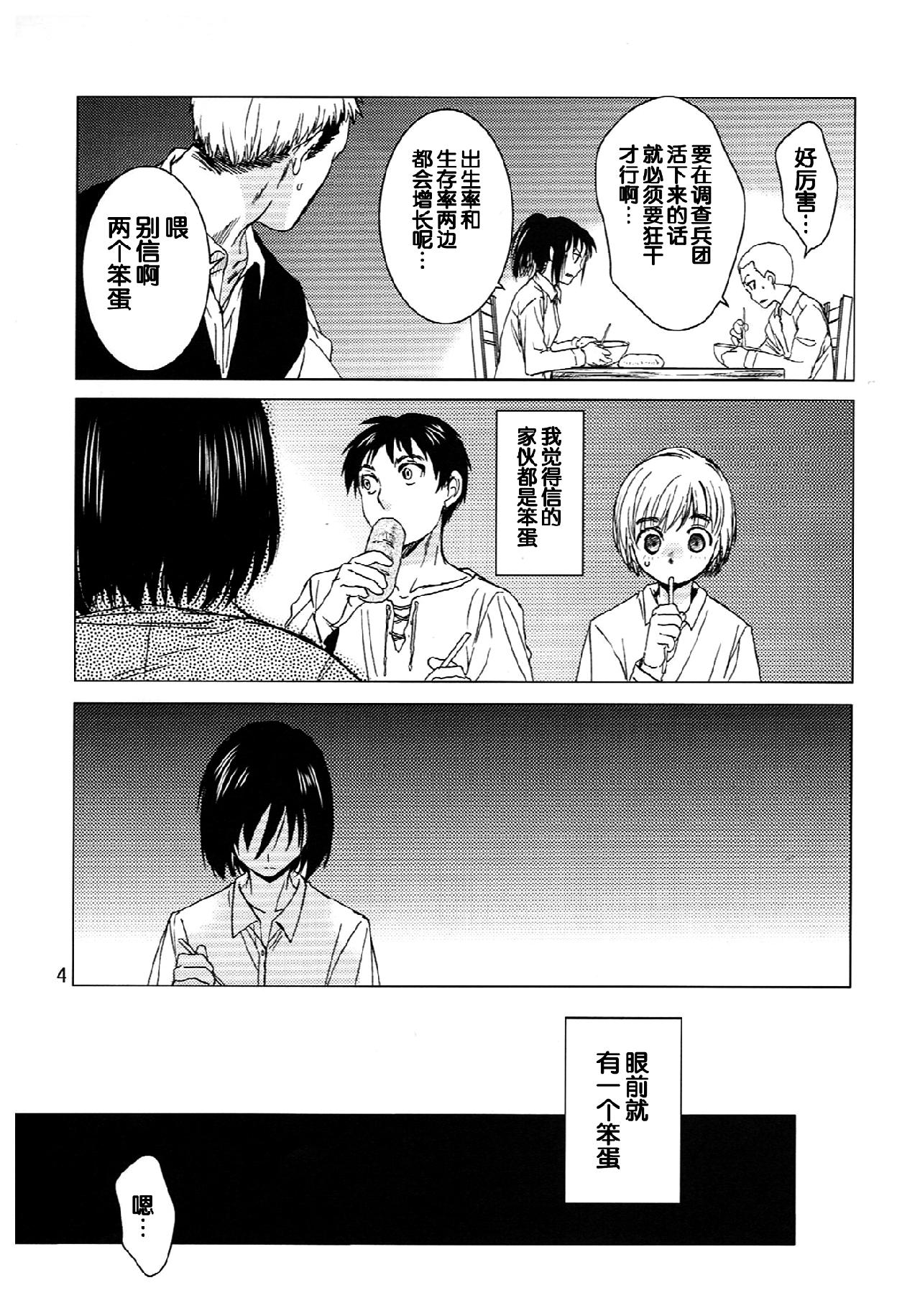 进击的巨人（本子）精选合集 21.艾伦与三笠(C84) （床子屋 ）上 第4页