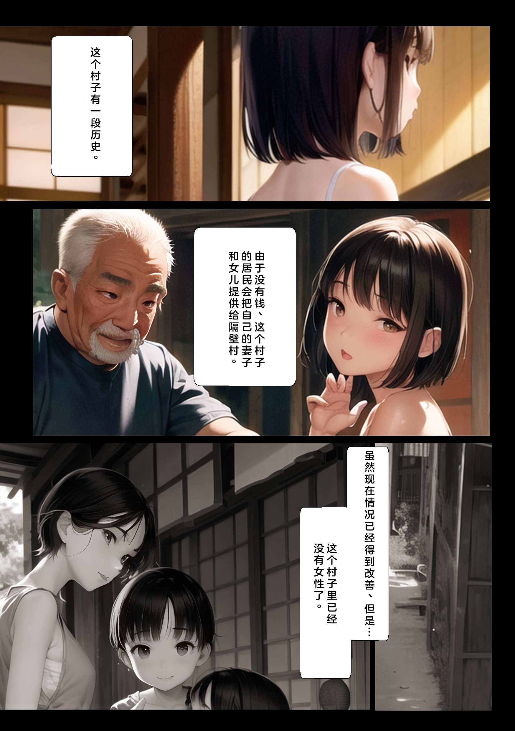 [AI] (同人CG集) 村の花嫁 第1章 第8页