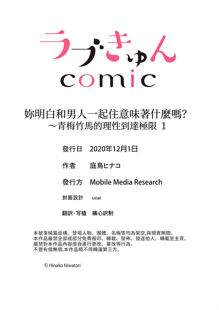 妳明白和男人一起住意味著什麼嗎？～青梅竹馬的理性到達極限 第1話 第14页